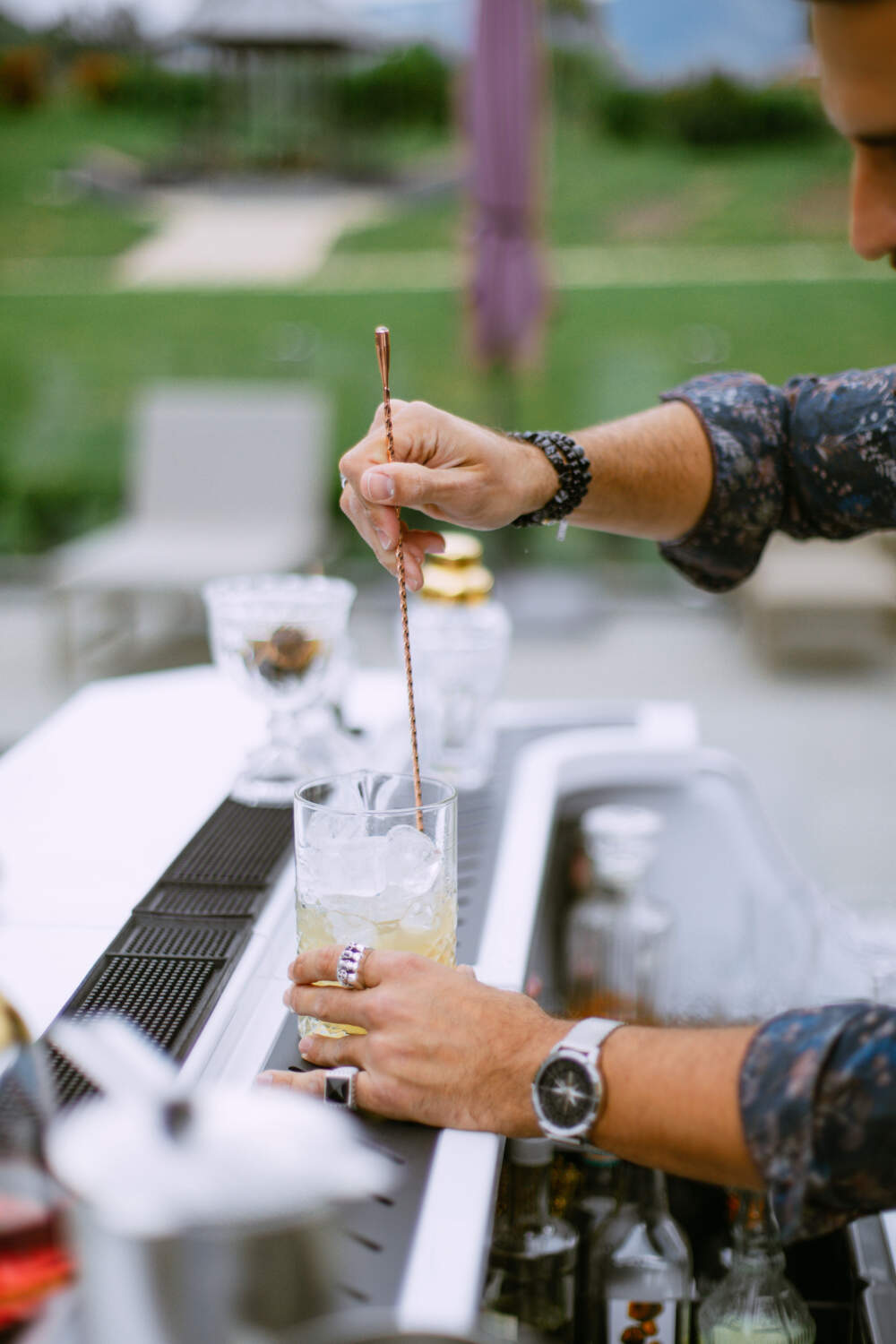 Un barman à cocktails privé à Genève