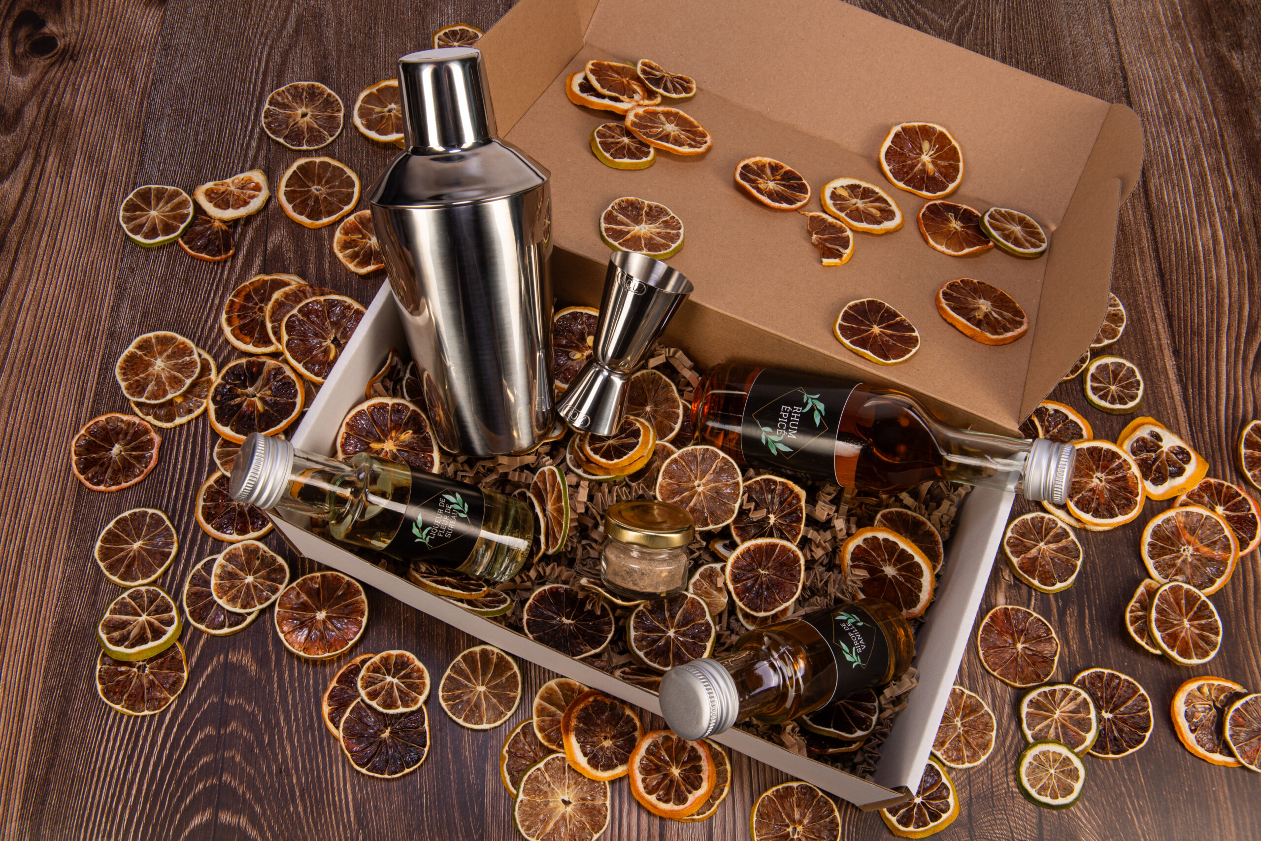 Conservation et préparation d’une box cocktail à la maison
